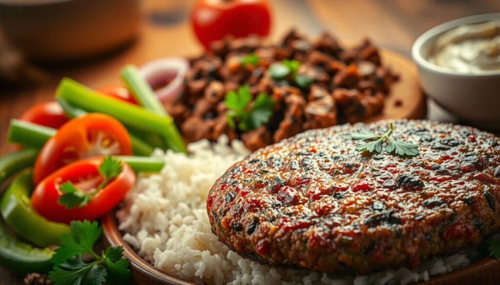 gericht mit hackfleisch