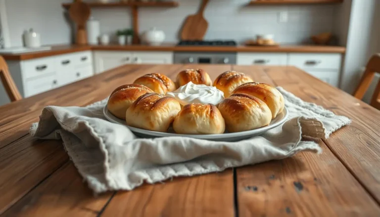 pizzabrötchen schmand