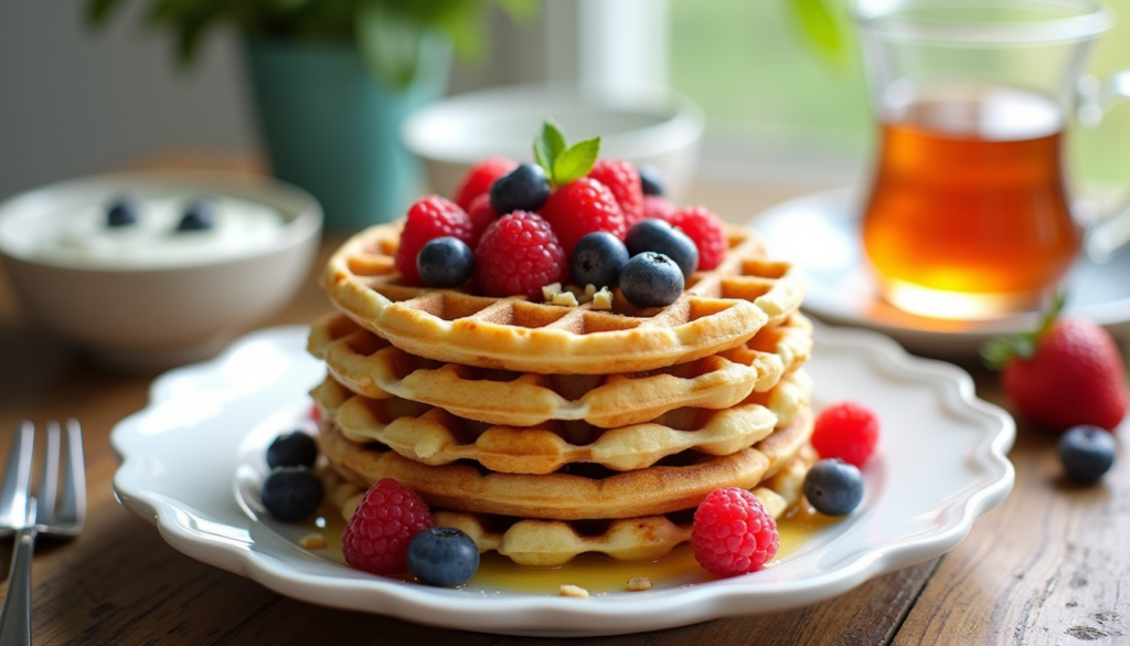 gesunde waffeln rezept