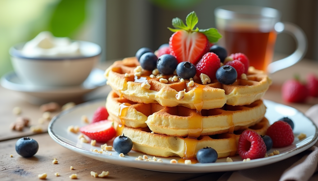 gesunde waffeln rezept