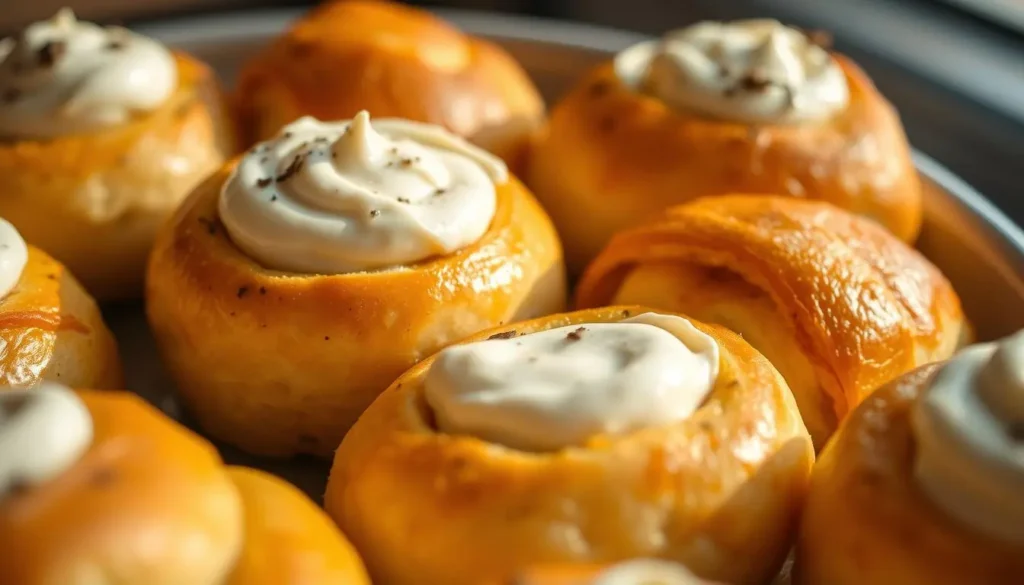 pizzabrötchen schmand