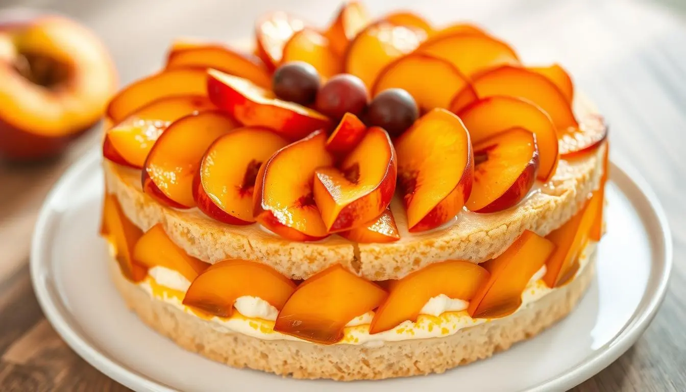 Pfirsich-Maracuja-Torte