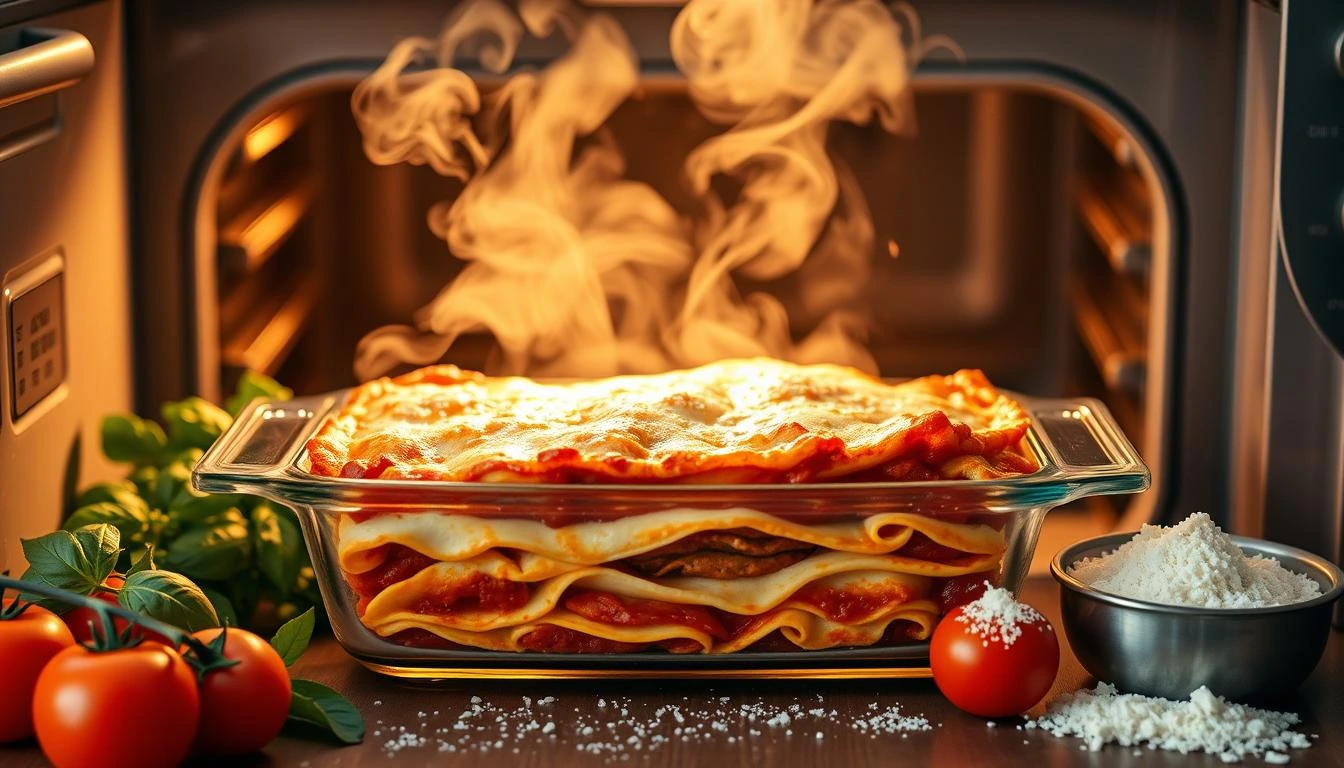 wie lange lasagne im ofen