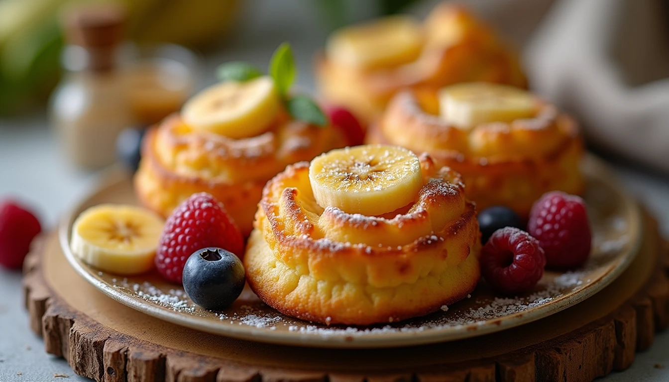 Mini Bananen Pancakes